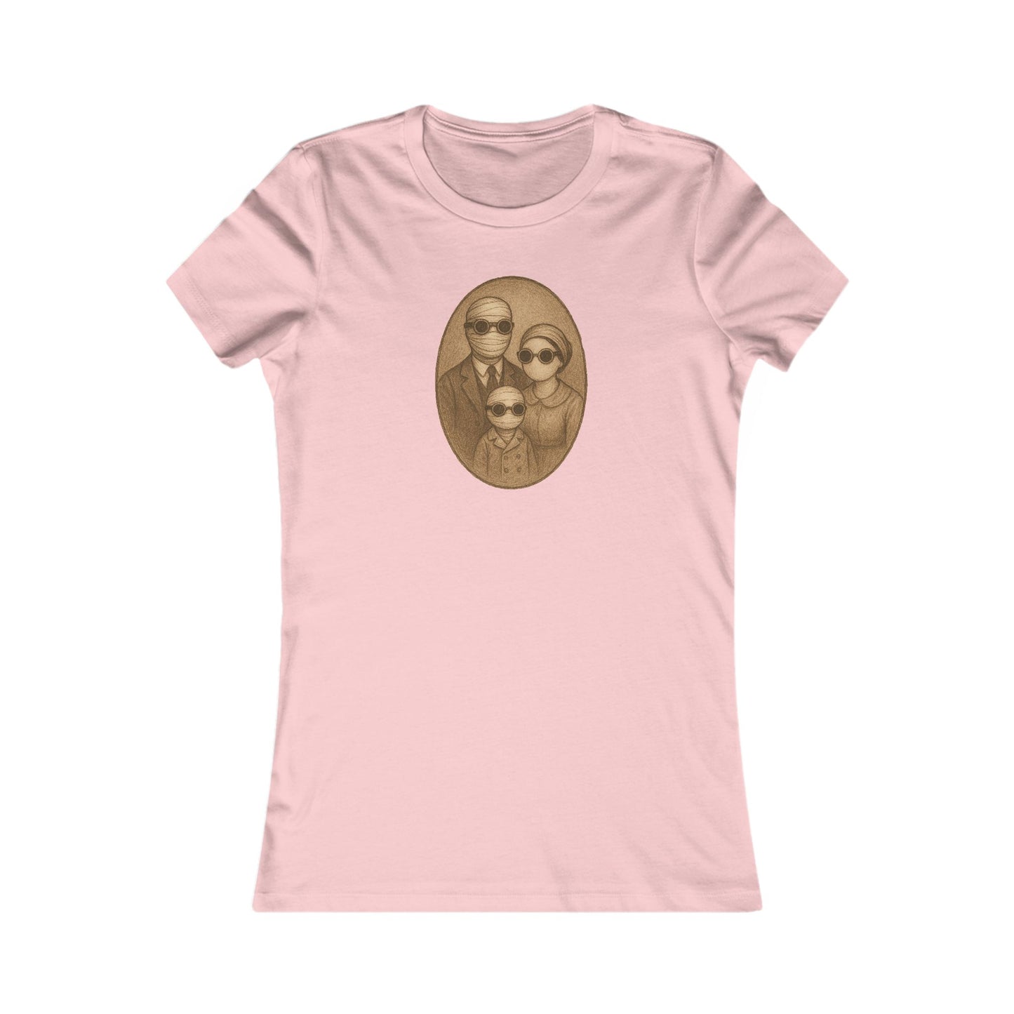 Invisible Man Family Portrait Halloween Tee – Vintage Style Spookiness for the Whole Fam!