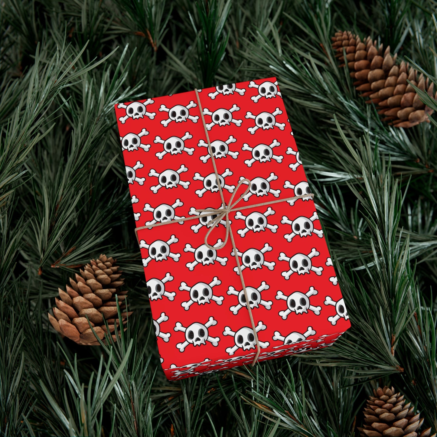 Cute Skull and Crossbones Wrapping Paper