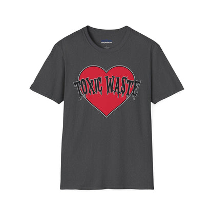 I Heart Toxic Waste Shirt – Fallout Inspired Retro Grunge Tee, Apocalyptic Aesthetic T-Shirt