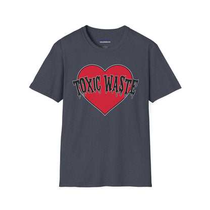 I Heart Toxic Waste Shirt – Fallout Inspired Retro Grunge Tee, Apocalyptic Aesthetic T-Shirt