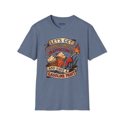 Zoolander Inspired Orange Mocha Frappuccino Shirt Funny Gasoline Fight Tee