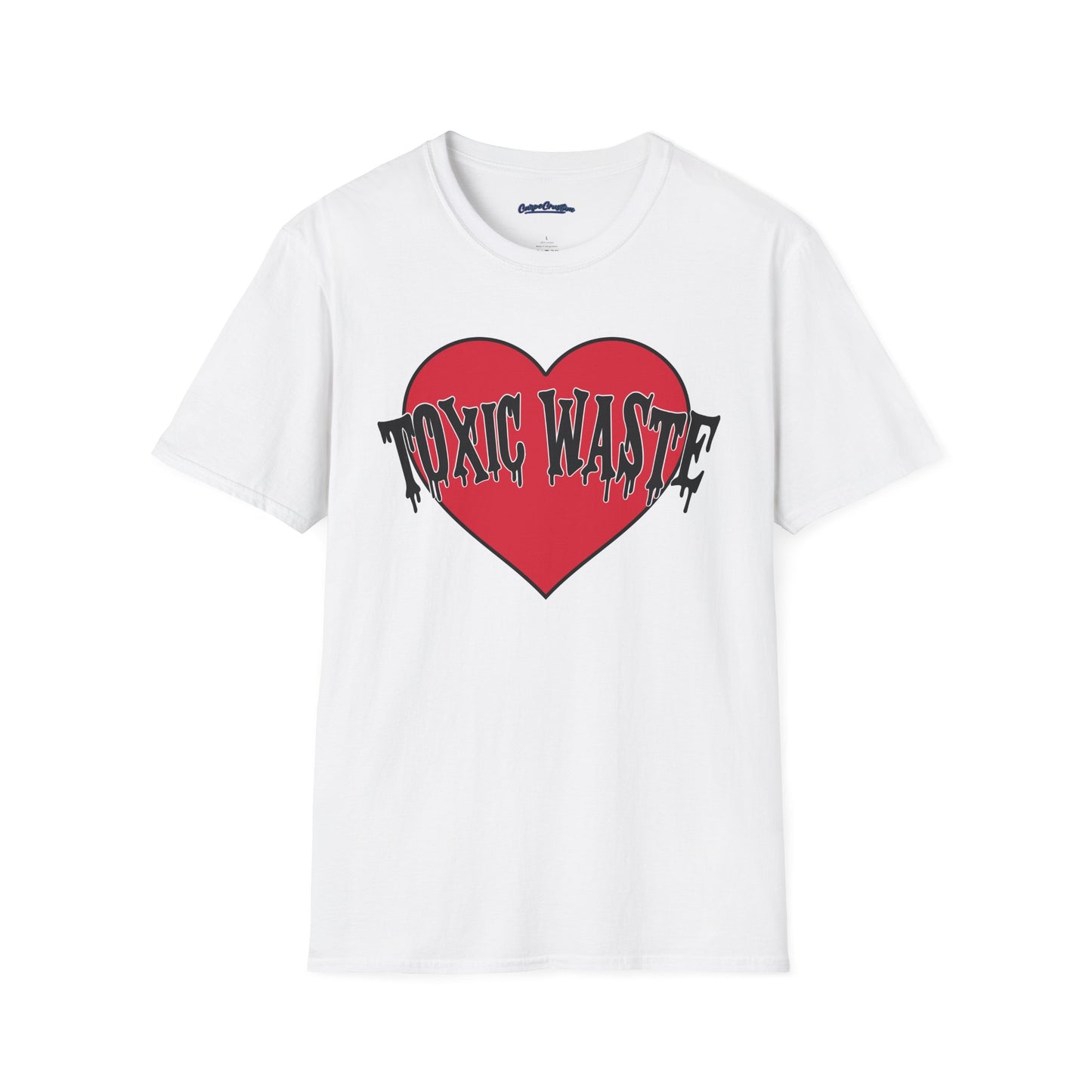 I Heart Toxic Waste Shirt – Fallout Inspired Retro Grunge Tee, Apocalyptic Aesthetic T-Shirt