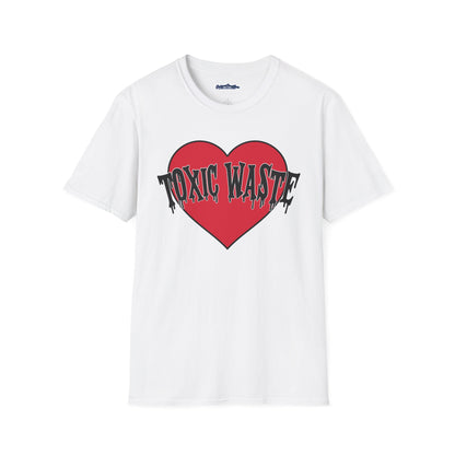 I Heart Toxic Waste Shirt – Fallout Inspired Retro Grunge Tee, Apocalyptic Aesthetic T-Shirt