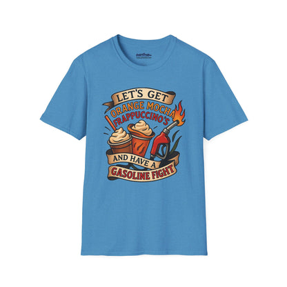 Zoolander Inspired Orange Mocha Frappuccino Shirt Funny Gasoline Fight Tee