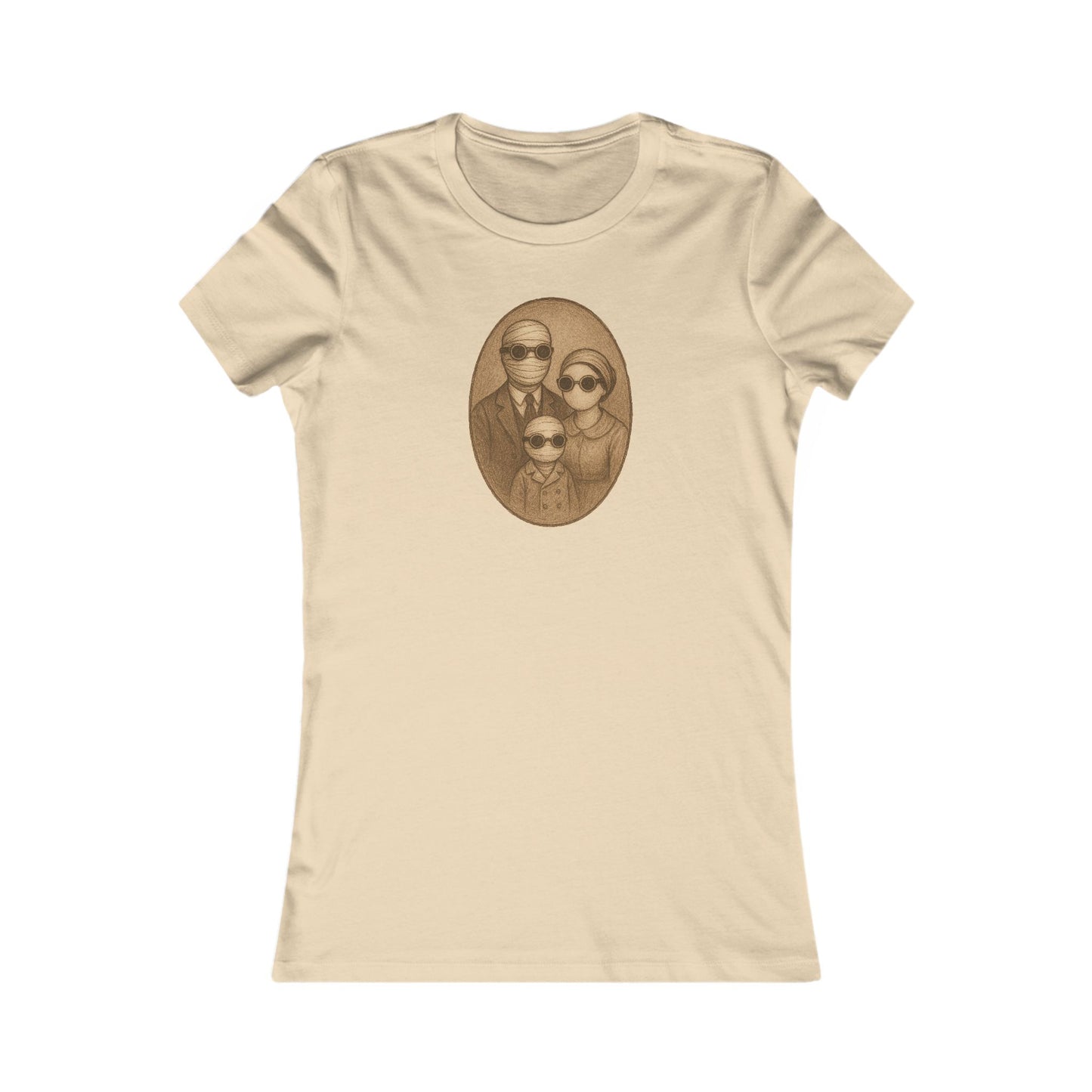 Invisible Man Family Portrait Halloween Tee – Vintage Style Spookiness for the Whole Fam!