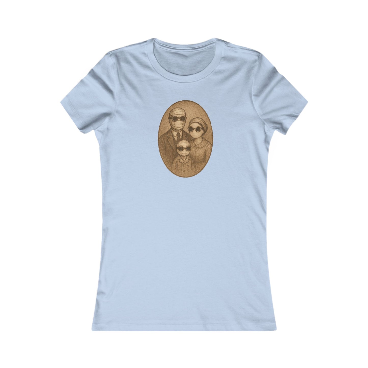 Invisible Man Family Portrait Halloween Tee – Vintage Style Spookiness for the Whole Fam!