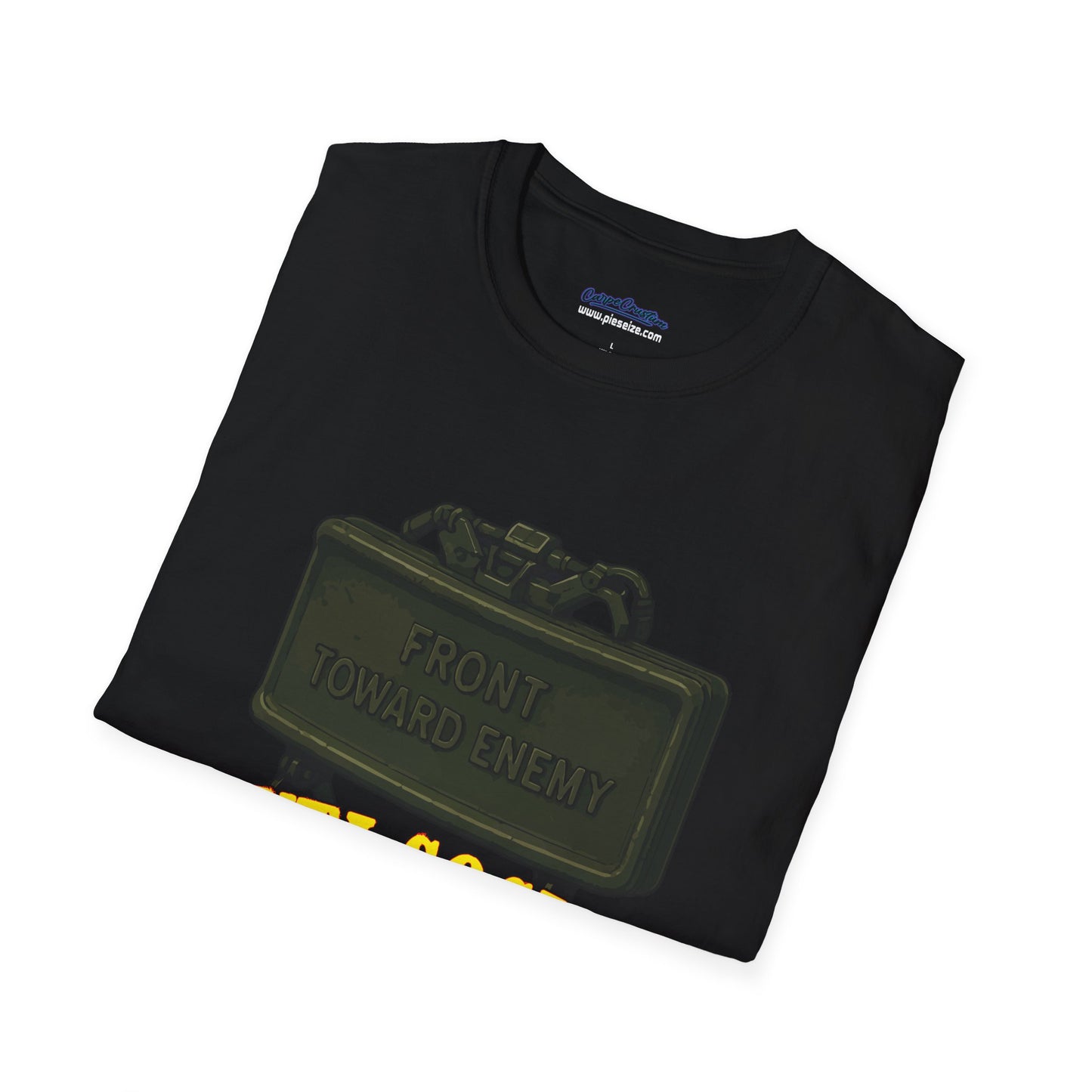 Anti-Social Claymore Shirt - Military Parody Graphic Tee Casual Wear for Introverts