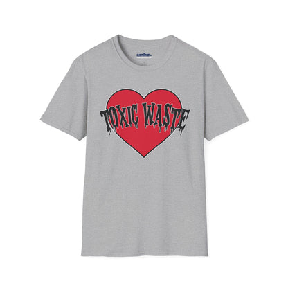 I Heart Toxic Waste Shirt – Fallout Inspired Retro Grunge Tee, Apocalyptic Aesthetic T-Shirt
