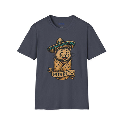 Purrito Cat Burrito T-Shirt – Funny Sombrero Kitty Tee