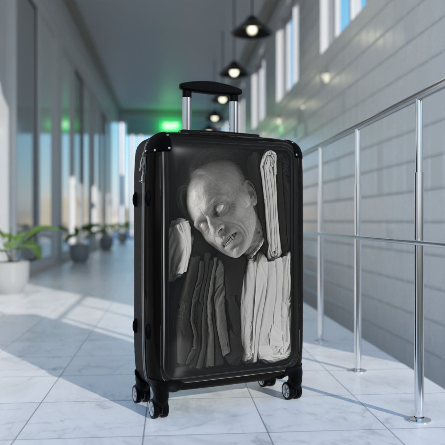 X-ray Severed Head Roller Bag Luggage