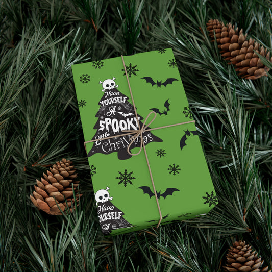 Have yourself a spooky little christmas wrapping paper