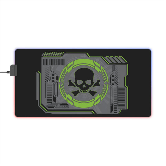 Space Pirate Cyberpunk LED Gaming Mouse Pad