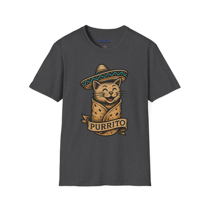 Purrito Cat Burrito T-Shirt – Funny Sombrero Kitty Tee