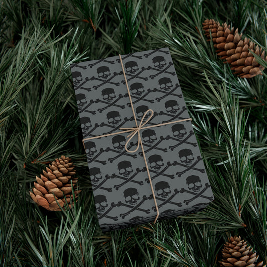 Skull and Crossbones Wrapping Paper