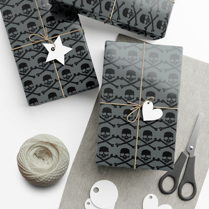 Skull and Crossbones Wrapping Paper