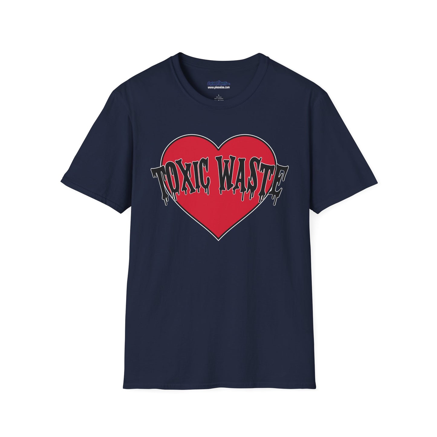 I Heart Toxic Waste Shirt – Fallout Inspired Retro Grunge Tee, Apocalyptic Aesthetic T-Shirt