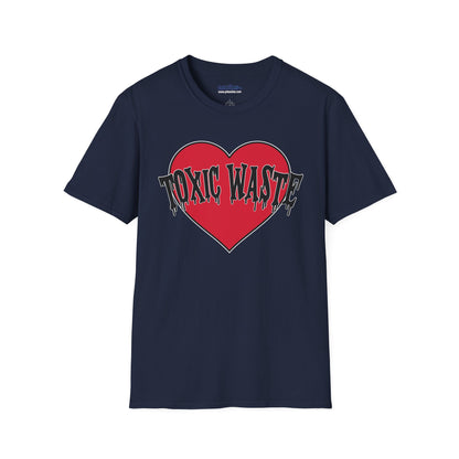 I Heart Toxic Waste Shirt – Fallout Inspired Retro Grunge Tee, Apocalyptic Aesthetic T-Shirt