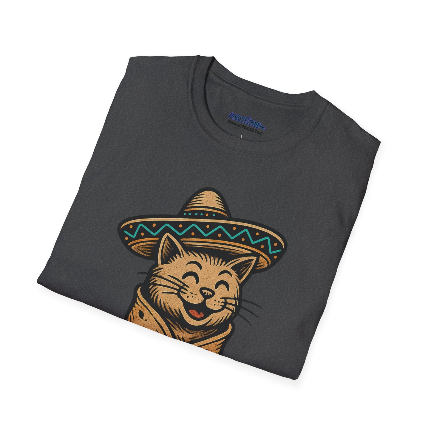 Purrito Cat Burrito T-Shirt – Funny Sombrero Kitty Tee