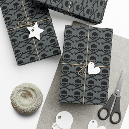 Skull and Crossbones Wrapping Paper