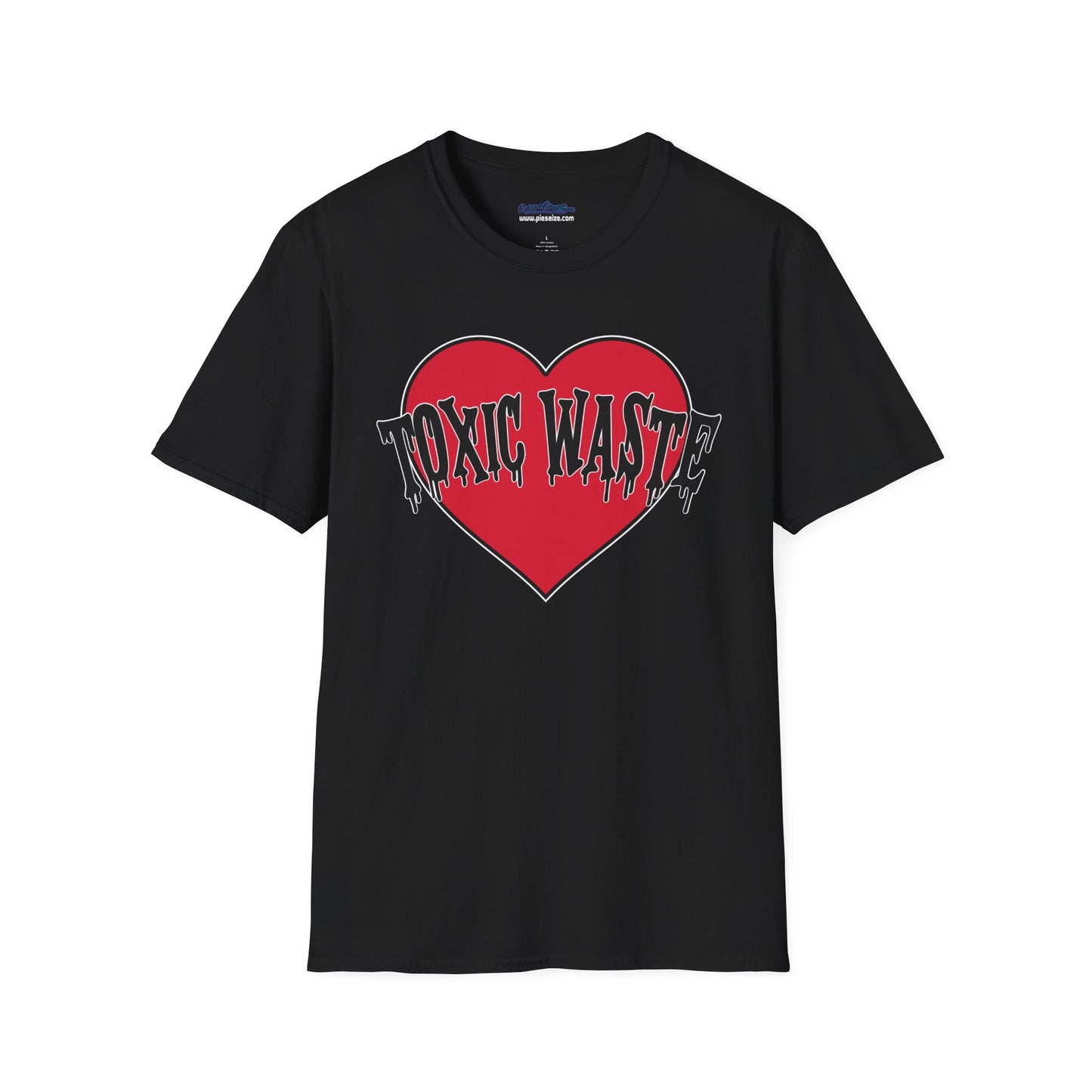 I Heart Toxic Waste Shirt – Fallout Inspired Retro Grunge Tee, Apocalyptic Aesthetic T-Shirt