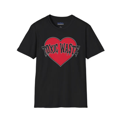 I Heart Toxic Waste Shirt – Fallout Inspired Retro Grunge Tee, Apocalyptic Aesthetic T-Shirt